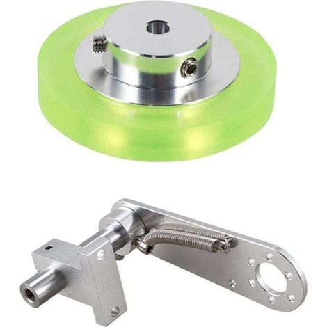 Roue de Mesure D'Encodeur Industriel en PolyuréThane Aluminium 200 Mm avec Support Type 20 (1/4)