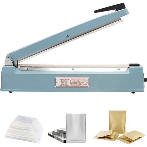 Machine de Scellage Thermique 400mm/15.7inch Machine de Cachetage Scelleur de Sac pour Film Composite/Film Stratifié/Emballage en Papier Kraft/Sac en Mylar 220V (1/5)