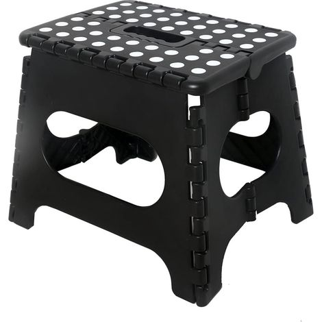 Escabeau, escabeaux pour adultes, escabeau pliant, tabouret pliant, tabouret pliable, petit escabeau pour cuisine, salle de bain ( 27 cm) (1/5)