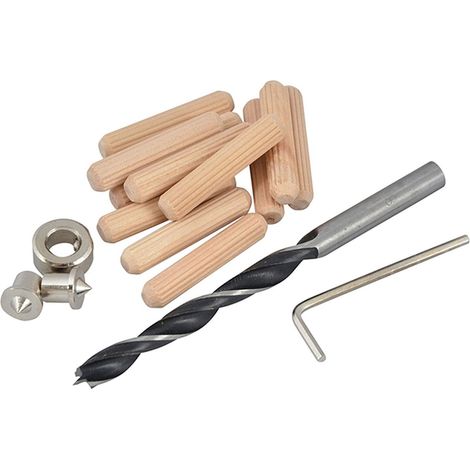 Faithfull FAIDOWKIT6 Dowel Kit 6mm Drill and Points (1/4)