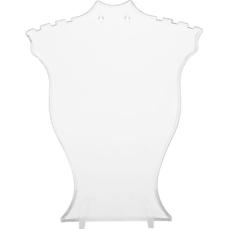 Porte-bijoux transparent pour colliers, pendentifs et boucles d'oreilles - Support de présentation (1/5)