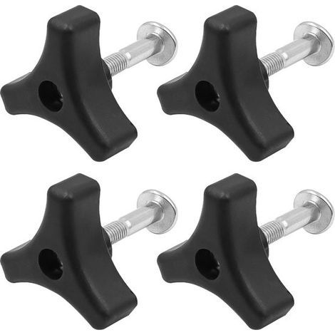 Dailygoody - Écrous papillon universels - Pièces de rechange - Lot de 4 - Pour tondeuses à gazon - Accessoires pour machines de jardin - Convient (1/5)