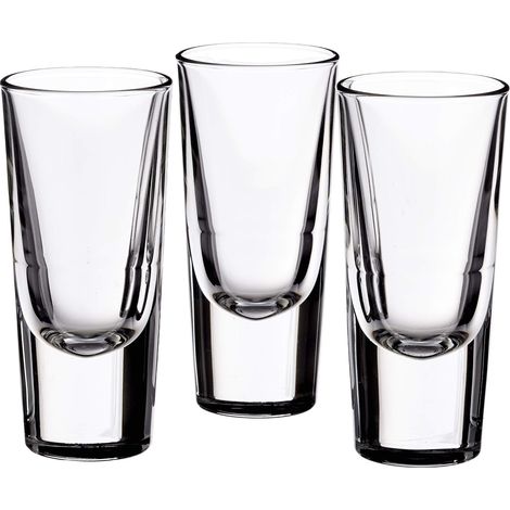 Set di 3 Bicchieri per Liquori e Amaro Calibrati da 13,5cl - Altezza 13 cm, Diametro 6 cm Bormioli Rocco (1/4)