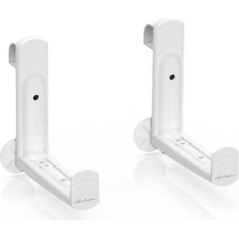 Supporto Balconera - Pour Garde-Corps Jusqu'à 38 Cm De Circonférence - Fixation Murale Ou Sur Rampe - Blanc - 1 Pièce