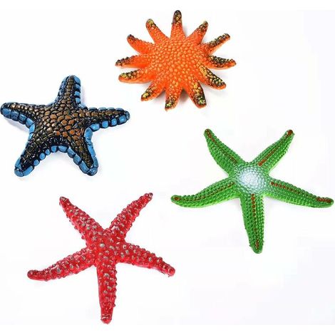 Big Diving Toys 4 Pcs Starfish Pool Toy, Summer Swimming Diving Toys Set (Assortiment de couleurs) (1/5)