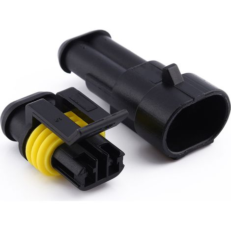 Wasserdichter 6-poliger elektrischer Steckverbinder, 1- bis 6-poliger Stecker für Pkw und Lkw, Kfz-Kabel (1/5)