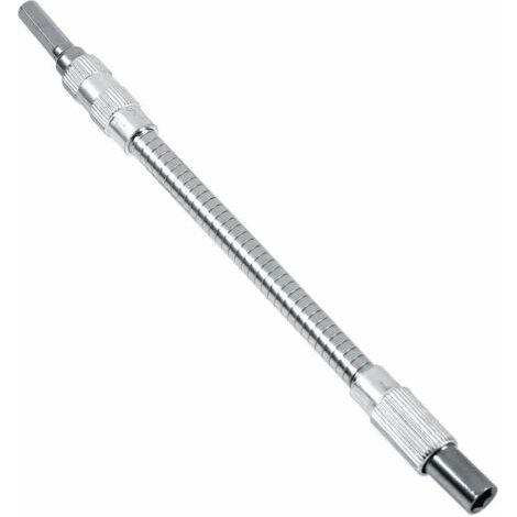 QORVA-Porte-embout de tournevis, Tiges flexibles de tournevis, extension tournevis porte embout magnetique Rallonge de 6,35 mm, Tige flexible,20CM