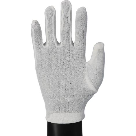 Gants tricot 100 % coton Taille 10, paire