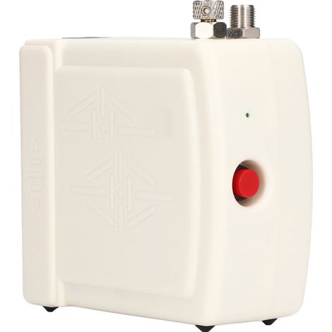 Kit de mini compresseur d'air G1/8 po, boîtier ABS, compresseur d'air portable pour aérographe et tatouage, AC100-240 V, blanc, prise UE (1/5)