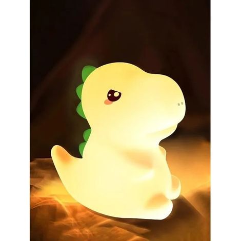 Veilleuse - ZGEER - Dinosaure - Rechargeable USB - Silicone - LED 8 Couleurs (1/4)