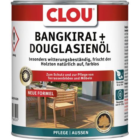 Clou Bangkirai & Douglasien ÖL 750 ml Holzschutzlasur
