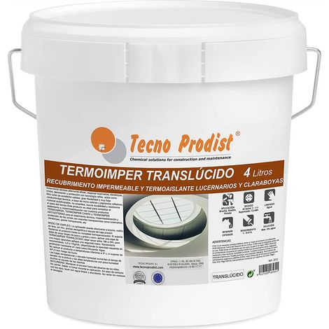 Tecno Prodist Termoimper Translúcido - Impermeabilizante traslúcido, aislante térmico