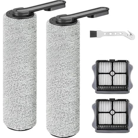 Rouleau de brosse de rechange et Filtre HEPA pour Tineco Floor One S5 / S5 Pro / S5 Pro 2 / S5 Extreme aspirateur humide et sec, 2 filtres+2 rouleaux de brosse + 1 brosse de nettoyage (1/5)