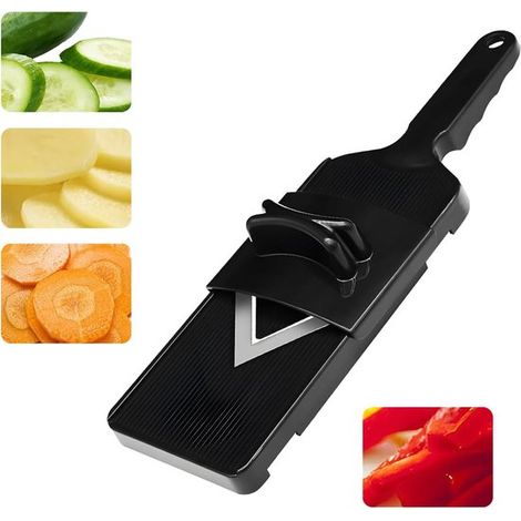 Affettatrice per cavolo, affettatrice per verdure regolabile, affettatrice per frutta multifunzionale, affettatrice manuale per verdure, affettatrice per verdure a V, vari spessori (1/5)