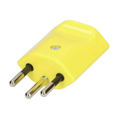 FICHE DALIMENTATION SUISSE MAX HAURI AG 132607 PLASTIQUE 250 V JAUNE 1 PC(S) (1/2)