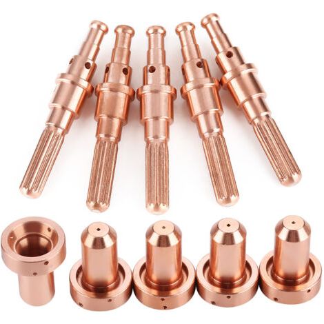 5 électrodes 9-8215 et 5 buses 9-8207 pour torche plasma Thermal Dynamics SL60/100
