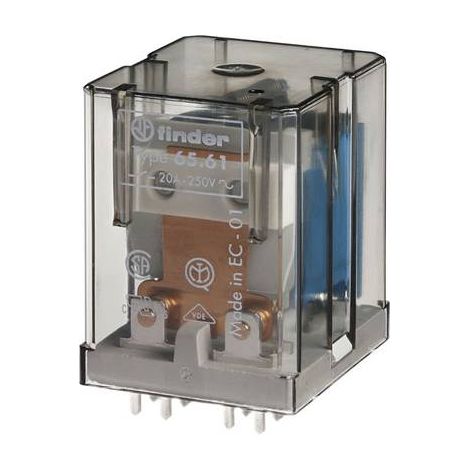 Finder 65.61.9.024.4300 Relais pour circuits imprimés 24 V/DC 30 A 1 NO (T) 1 pc(s) Y527253 (1/2)