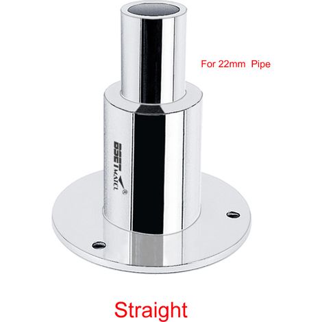 acier inoxydable 316 à travers la coque couvercle d'échappement tuyau joint tuyau douille matériel pièces Marine voiture camion Air Diesel chauffage, droit 22mm