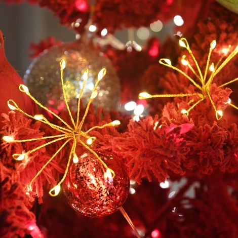 Guirlande lumineuse 15 mini bouguets blanc chaud (1/3)