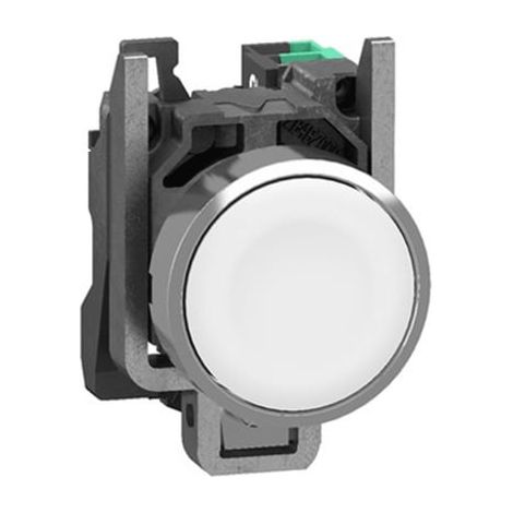 Pulsante momentaneo Harmony XB4 Ø22 bianco 1NA Push In - XB4BA115