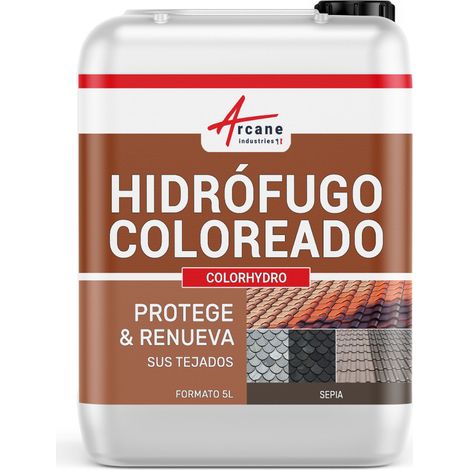 Hidrófugo impermeabilizante coloreado para tejados de tejas de hormigón, cemento, pizarra: COLORHYDRO (1/4)