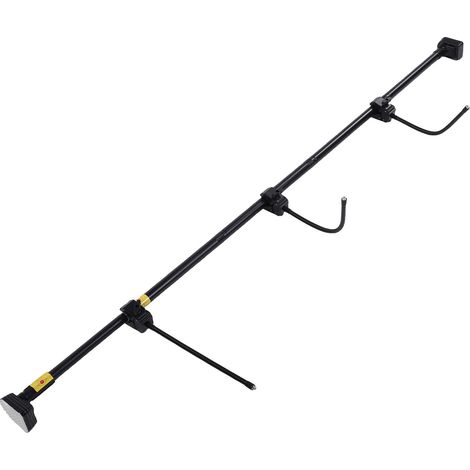 Support réglable pour suspendre une guirlande, portique extensible pour porte de 80 à 170 cm, crochet décoratif pour couronne (1/5)