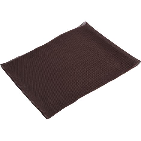 Toile de protection anti-poussière 1,4 x 0,5 m pour enceintes audio, tissu mesh marron pour grilles de haut-parleurs (1/4)