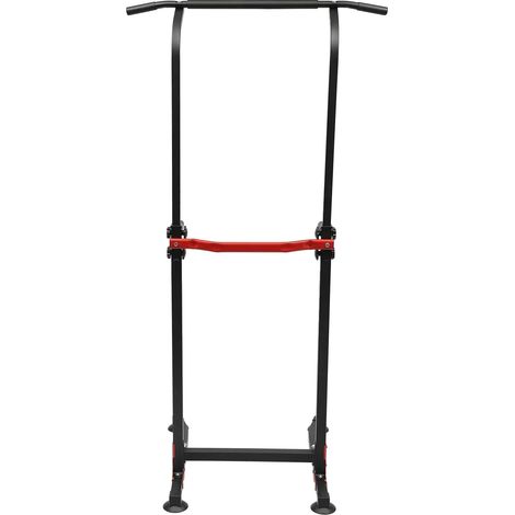 Barra per trazioni, autoportante, versatile per l'allenamento della forza, nera (1/2)