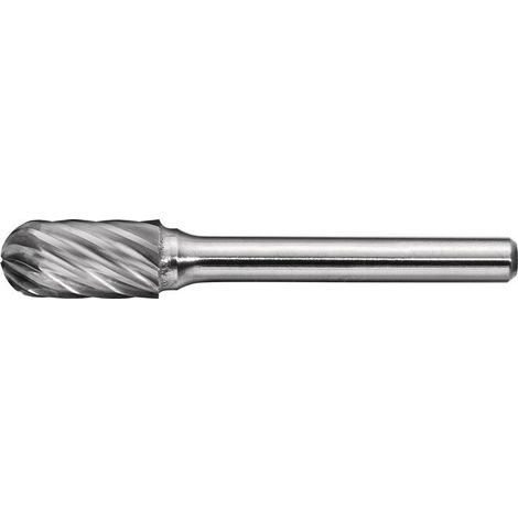 Fresa WRC INOX D.8mm cabeza-L.20mm vástago-D.6mm HM galvanizado normal fino PROMAT