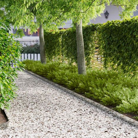 Teenpull – Raseneinfassung 30 pcs 100 x 12 cm Stahl Silber (1/5)