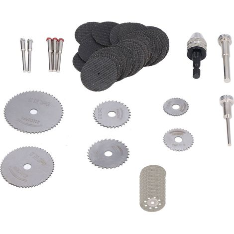 60 disques de coupe pour scie circulaire, idéaux pour bois, plastique et verre (1/5)