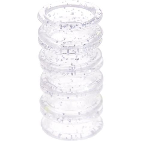Ciseaux à cheveux en gel de silice, 5 pièces/ensemble, ciseaux de coiffure circulaires transparents (1/5)