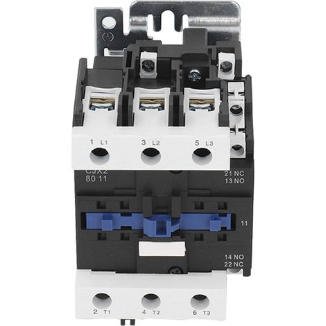 Contacteur CJX2-80 AC220V 80A, contact argenté, contacteur triphasé basse tension (1/5)