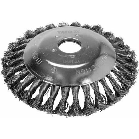 Drahtbürste für Motorsense 150 mm, 25,4 mm Bohrung