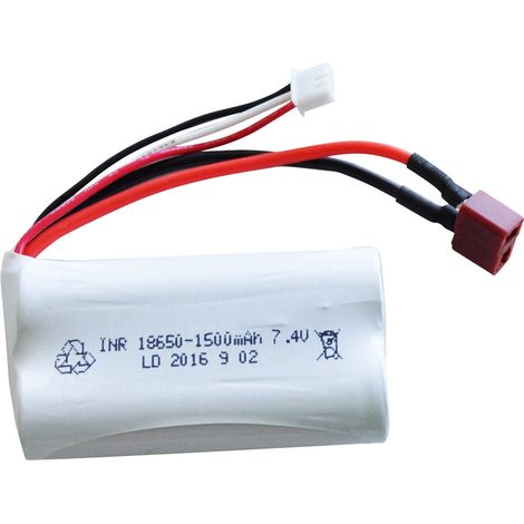 Amewi Modellbau-Akkupack (LiIon) 7.4 V 1500 mAh Zellen-Zahl: 2 Racingpack T-Stecksystem
