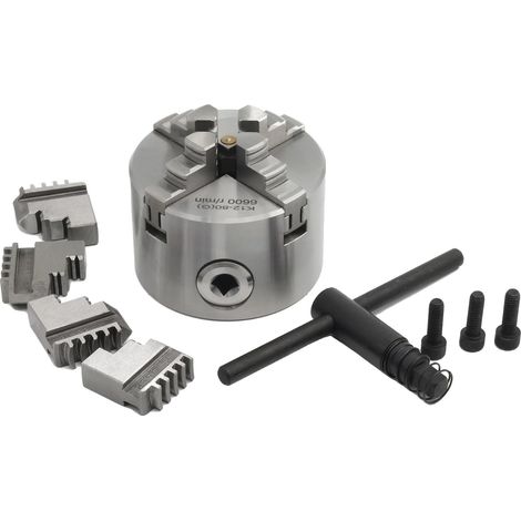 Mandrin CNC à 4 mors, Plage de serrage de précision 2-30mm, Vitesse max 3500 RPM (1/2)