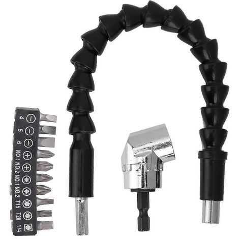 Embout de tournevis à 105 degrés, 10 pièces, accessoire pour meuleuse électrique, outil de quincaillerie en alliage (1/5)