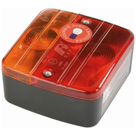 Luz trasera para remolque 4 funciones con bombillas suministradas - AUTOBEST - 240341