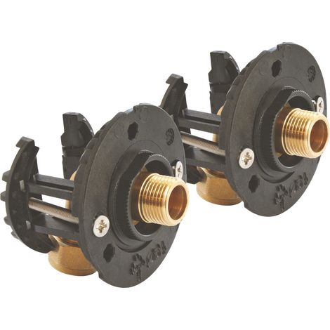 Kit complet de fixation robinetterie sous-lavabo – Raccord PER Ø16 – Compression mâle 12/17 – Installation rapide sans perçage (1/3)