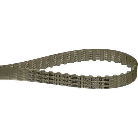 Courroie synchrone OPTIBELT, 600mm x 16mm, pas : 10mm, 60 dents (1/3)