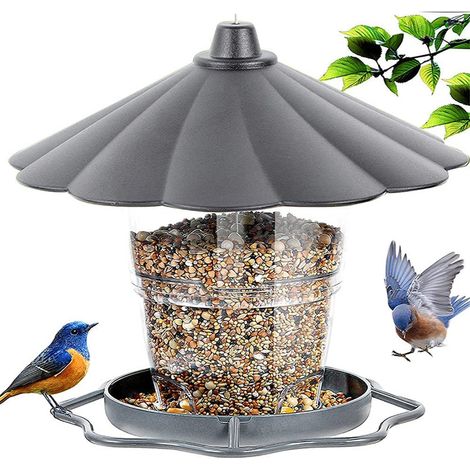 Mangeoire pour Oiseau,extérieur Mangeoire Lanterne Oiseaux, imperméable, Suspendue Convient pour la Cour de la Maison,Jardin, Lampadaire (1/5)