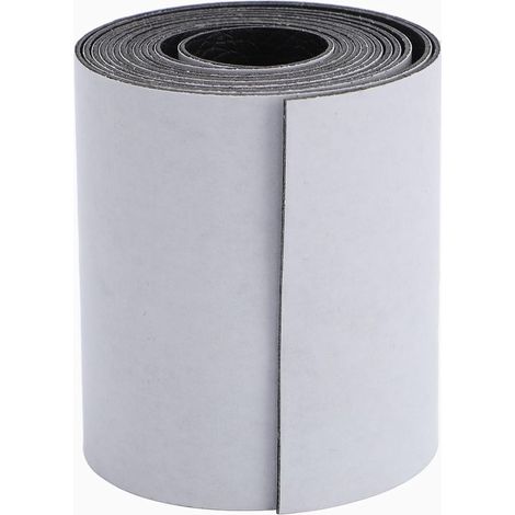Sangle de Poutre en Faux Bois, Ruban Adhésif en Cuir PVC de 1,5 M pour les Espaces entre les Poutres de Plafond, Aspect Métallique Décoratif pour Volets et Portes de Grange (2,36 pouces) (1/5)