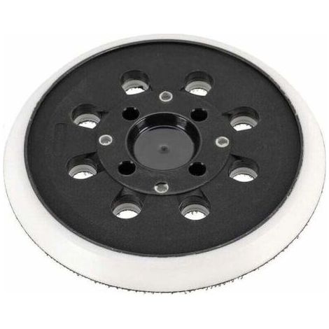 Patin de ponage auto-agrippant 125 mm compatible avec Bosch PEX 300 AE 400 AE 4000 AE 125 mm,Ponceuse Excentrique par Poweka (1/5)