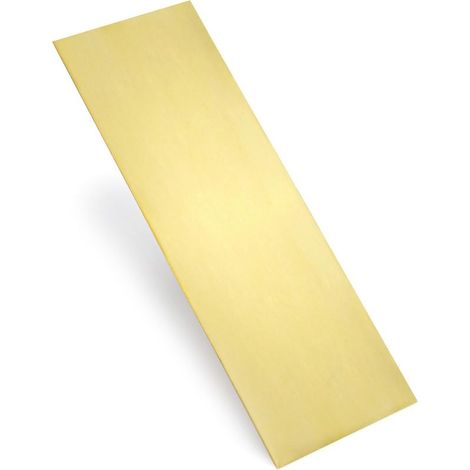 ® H62 Feuille de Laiton 0,5mm, 300 x 100mm (1/5)