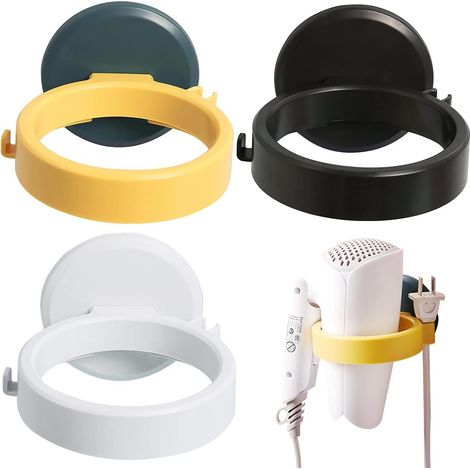 Support mural pour sèche-cheveux 3PCS