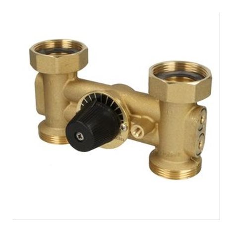 Vanne mélangeuse H 4 voies Wipex laiton, MF1''1/2 - Ø25mm
