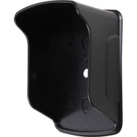 Funda impermeable negra para el teclado de control de acceso, el sistema de control de acceso por huella dactilar y la cubierta para la lluvia del sistema de control de acceso 15 cm de largo, 10 cm de