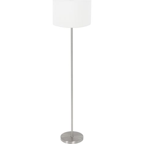 Mexlite - stehlampe - Noor - stahl weiß - metall textil -