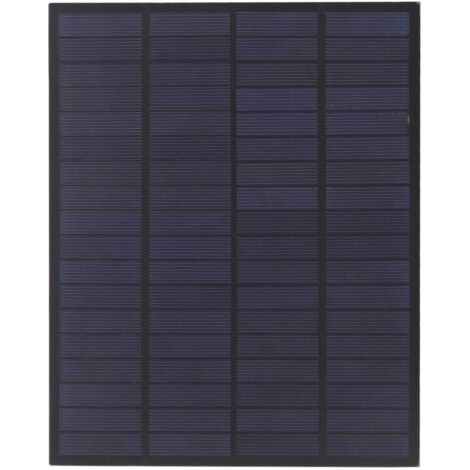 DEESSE SHOP-Panneau solaire, chargeur de panneau solaire époxy portable 18 V 5 W panneau goutte à goutte polycristallin pour éclairage de pelouse bricolage (1/5)