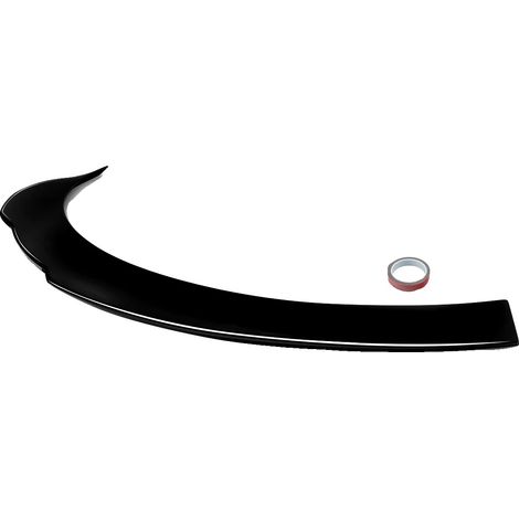 Spoiler, material ABS de alta calidad, fácil instalación, negro brillante. (1/2)